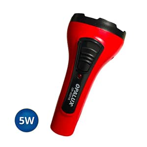 Opalux Linterna recargable Color rojo