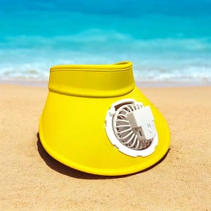 Gorra playera con ventilador