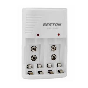 Cargador de baterías recargables BESTON 4 canales