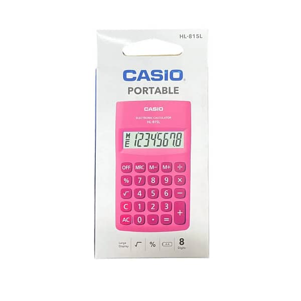 Calculadora Rosa Casio - HL815L - Imagen 3