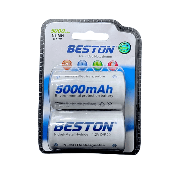 Pila recargable D (R20) Beston - Imagen 6
