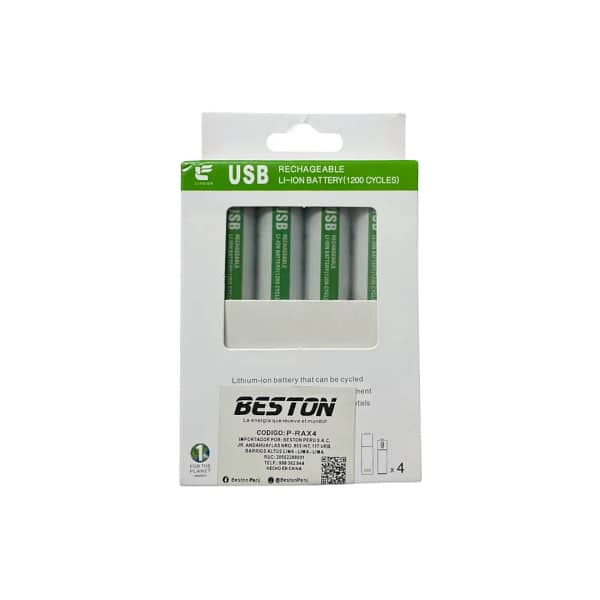 Beston Pila Recargable de litio - Imagen 3