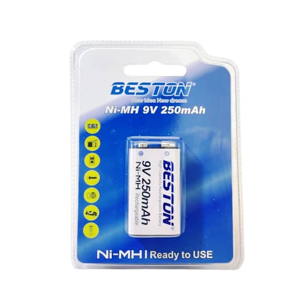 BESTON PILA 9V RECARGABLE 250MAH - Imagen 3