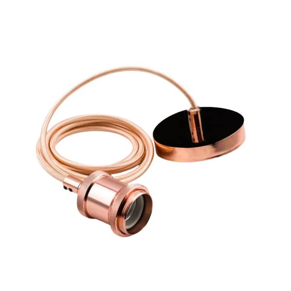 Socket Colgante OPALUX - OP-6550 - Edición Bronce - Imagen 2