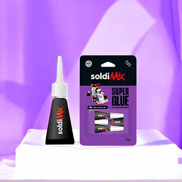 Pegamento Soldimix Instantáneo - Morado - Imagen 2